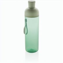 Impact auslaufsichere Wasserflasche aus RCS recyc. PET 600ml (grün) (Art.-Nr. CA247453)