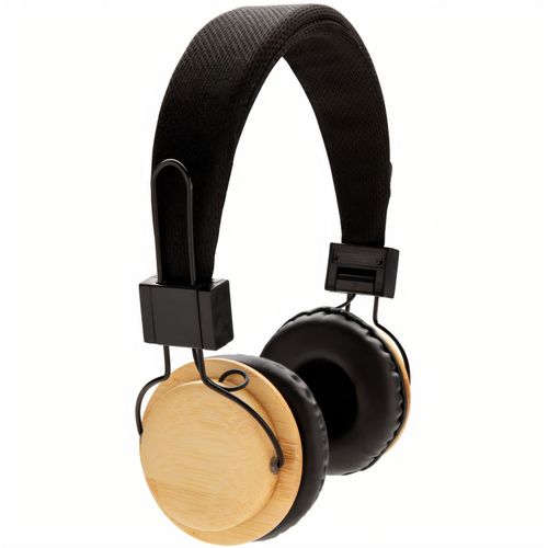 ECO Bambus kabelloser Kopfhörer (Art.-Nr. CA248511) - Bei diesem kabellosem Kopfhörer sin...