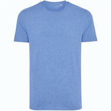 Iqoniq Manuel ungefärbtes T-Shirt aus recycelter Baumwolle (heather blue) (Art.-Nr. CA249316)