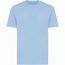 Iqoniq Sierra Lightweight T-Shirt aus recycelter Baumwolle (Sky blue) (Art.-Nr. CA253298)