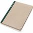 Stylo Bonsucro zertifiziertes Zuckerrohrpapier Notizbuch A5 (grün) (Art.-Nr. CA261951)