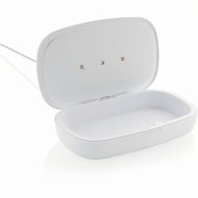 UV-C Sterilisations-Box mit 5W Wireless Charger (weiß) (Art.-Nr. CA264160)