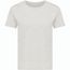 Iqoniq Yala Damen T-Shirt aus recycelter Baumwolle (ungefärbte helles Grau) (Art.-Nr. CA267247)