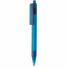 GRS rPET X8 transparenter Stift (blau) (Art.-Nr. CA269140)