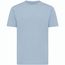 Iqoniq Sierra Lightweight T-Shirt aus recycelter Baumwolle (light heather blue) (Art.-Nr. CA270840)