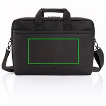 Swiss Peak Deluxe PU Laptop-Tasche. PVC-frei (schwarz) (Art.-Nr. CA281438)