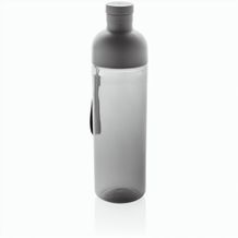 Impact auslaufsichere Wasserflasche aus RCS recyc. PET 600ml (Schwarz) (Art.-Nr. CA293796)