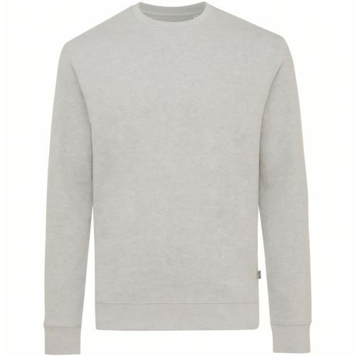 Iqoniq Denali ungefärbt. Rundhals-Sweater aus recycelter BW (Art.-Nr. CA294584) - Unisex-Pullover mit Rundhalsausschnitt...