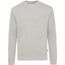 Iqoniq Denali ungefärbt. Rundhals-Sweater aus recycelter BW (heather grey) (Art.-Nr. CA294584)