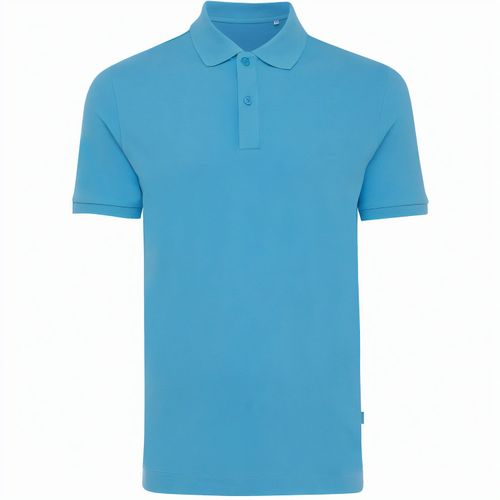 Iqoniq Yosemite Piqué-Poloshirt aus recycelter Baumwolle (Art.-Nr. CA294778) - Unisex-Poloshirt in Medium-Fit Passform...