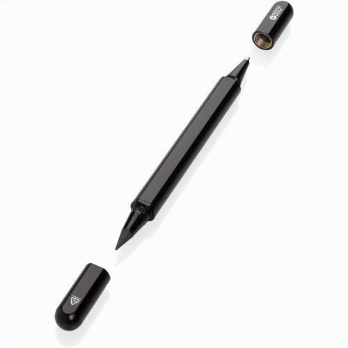 Swiss Peak Storm Dual-Tip-Pen aus RCS recyceltem Aluminum (Art.-Nr. CA295475) - Erleben Sie ein überragendes Schreibgef...