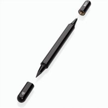 Swiss Peak Storm Dual-Tip-Pen aus RCS recyceltem Aluminum (Schwarz) (Art.-Nr. CA295475)