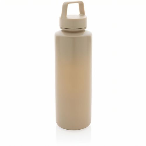 Wasserflasche mit Henkel aus RCS rPP (Art.-Nr. CA299354) - Diese schöne Flasche mit Henkel is...
