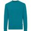 Iqoniq Zion Rundhals-Sweater aus recycelter Baumwolle (verdigris) (Art.-Nr. CA303283)