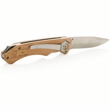 Outdoormesser aus Holz (Braun) (Art.-Nr. CA305685)