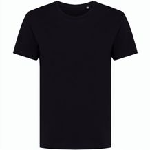 Iqoniq Yala Damen T-Shirt aus recycelter Baumwolle (Schwarz) (Art.-Nr. CA305897)