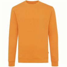 Iqoniq Zion Rundhals-Sweater aus recycelter Baumwolle (sundial orange) (Art.-Nr. CA307090)