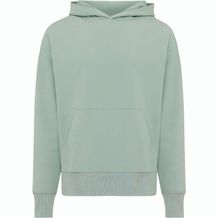 Iqoniq Yoho Relax-Hoodie aus recycelter Baumwolle (Iceberg green) (Art.-Nr. CA308475)