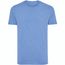 Iqoniq Manuel ungefärbtes T-Shirt aus recycelter Baumwolle (heather blue) (Art.-Nr. CA312826)