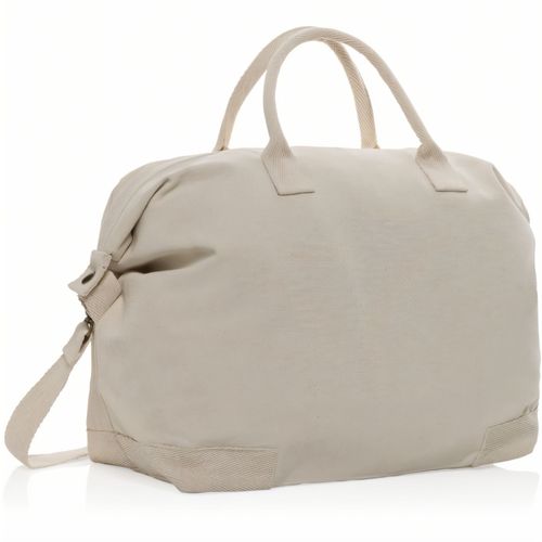 Kezar AWARE 500g/m² Wochenendtasche aus recyceltem Canvas (Art.-Nr. CA313920) - Diese luxuriöse Wochenendtasche is...