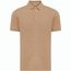 Iqoniq Yosemite Piqué-Poloshirt aus recycelter Baumwolle (heather brown) (Art.-Nr. CA315639)