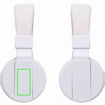 Faltbarer Wireless Kopfhörer (weiß) (Art.-Nr. CA319808)