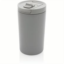 Doppelwandiger Vakuum-Becher aus RCS recyceltem SS (Grau) (Art.-Nr. CA323544)