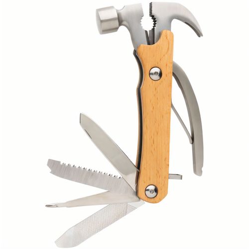 Hammer-Tool aus Holz (Art.-Nr. CA324372) - Großes Outdoormesser mit Klinge au...