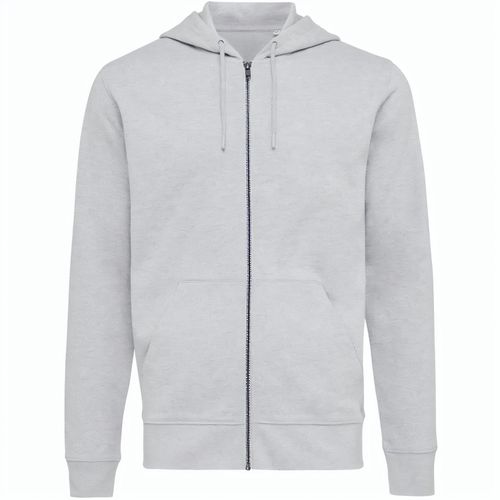 Iqoniq Abisko Zip-Kapuzenpullover aus recycelter Baumwolle (Art.-Nr. CA327923) - Unisex-Kapuzenpulli mit Modern-Fit...