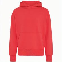 Iqoniq Yoho Relax-Hoodie aus recycelter Baumwolle (luscious red) (Art.-Nr. CA328358)