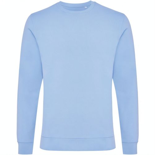 Iqoniq Zion Rundhals-Sweater aus recycelter Baumwolle (Art.-Nr. CA331574) - Unisex-Rund-Pullover in Classic-Fit...