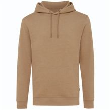 Iqoniq Torres ungefärbter Hoodie aus recycelter Baumwolle (heather brown) (Art.-Nr. CA332405)