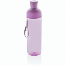 Impact auslaufsichere Wasserflasche aus RCS recyc. PET 600ml (lila) (Art.-Nr. CA335031)