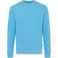 Iqoniq Zion Rundhals-Sweater aus recycelter Baumwolle (tranquil blue) (Art.-Nr. CA336946)