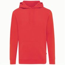 Iqoniq Jasper Hoodie aus recycelter Baumwolle (luscious red) (Art.-Nr. CA337323)