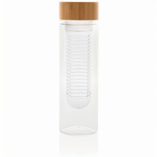 Aromaflasche mit Bambusdeckel (Art.-Nr. CA343249) - Diese trendig schlichte Tritanflasche...