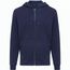 Iqoniq Abisko Zip-Kapuzenpullover aus recycelter Baumwolle (navy blau) (Art.-Nr. CA365300)