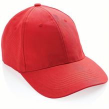 Impact 6 Panel Kappe aus 280gr rCotton mit AWARE Tracer (luscious red) (Art.-Nr. CA365799)