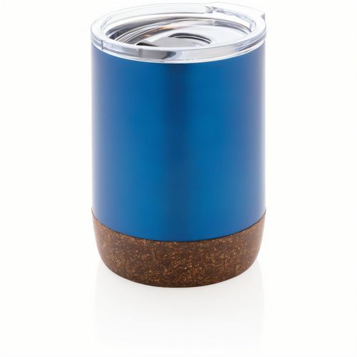 Kleine Vakuum-Kaffeetasse aus RCS rSteel & Kork (Art.-Nr. CA380256) - Diese vakuumisolierten Kaffeetasse mit...