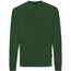 Iqoniq Zion Rundhals-Sweater aus recycelter Baumwolle (forest green) (Art.-Nr. CA380286)