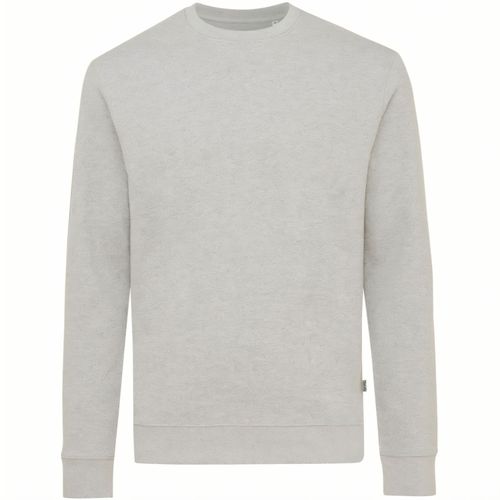 Iqoniq Denali ungefärbt. Rundhals-Sweater aus recycelter BW (Art.-Nr. CA381666) - Unisex-Pullover mit Rundhalsausschnitt...