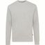 Iqoniq Denali ungefärbt. Rundhals-Sweater aus recycelter BW (heather grey) (Art.-Nr. CA381666)