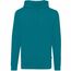 Iqoniq Jasper Hoodie aus recycelter Baumwolle (verdigris) (Art.-Nr. CA399002)