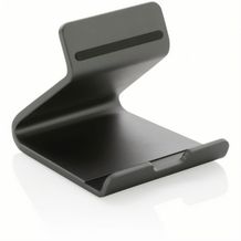 Terra Tablet- und Telefonständer aus RSC recyceltem Aluminiu (Grau) (Art.-Nr. CA400973)