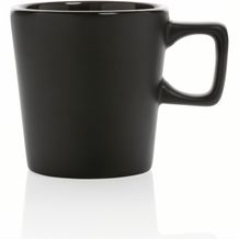 Moderne Keramik Kaffeetasse (Schwarz) (Art.-Nr. CA407943)