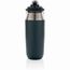 1L Vakuum StainlessSteel Flasche mit Dual-Deckel-Funktion (navy blau) (Art.-Nr. CA411128)