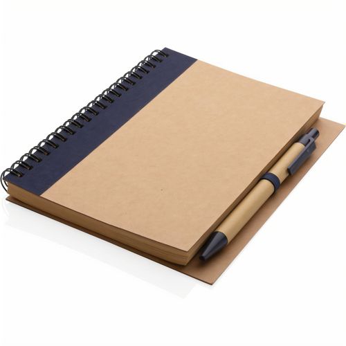 Kraft Spiral-Notizbuch mit Stift (Art.-Nr. CA414252) - Notieren Sie alle Ihre Gedanken, Ideen,...