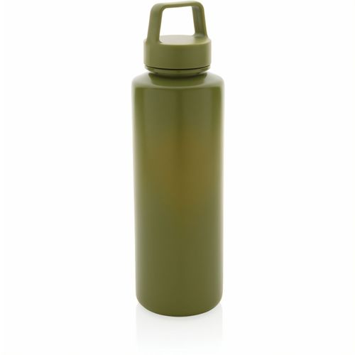 Wasserflasche mit Henkel aus RCS rPP (Art.-Nr. CA431106) - Diese schöne Flasche mit Henkel is...