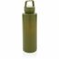 Wasserflasche mit Henkel aus RCS rPP (grün) (Art.-Nr. CA431106)