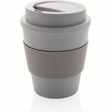 Wiederverwendbarer Kaffeebecher 350ml (Grau) (Art.-Nr. CA453396)